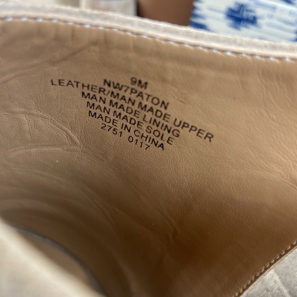 Nine West Paton Leather Peep Toe Ankle Strap Espadrilles Wedge Heel Sandal shoes - Picture 13 of 14